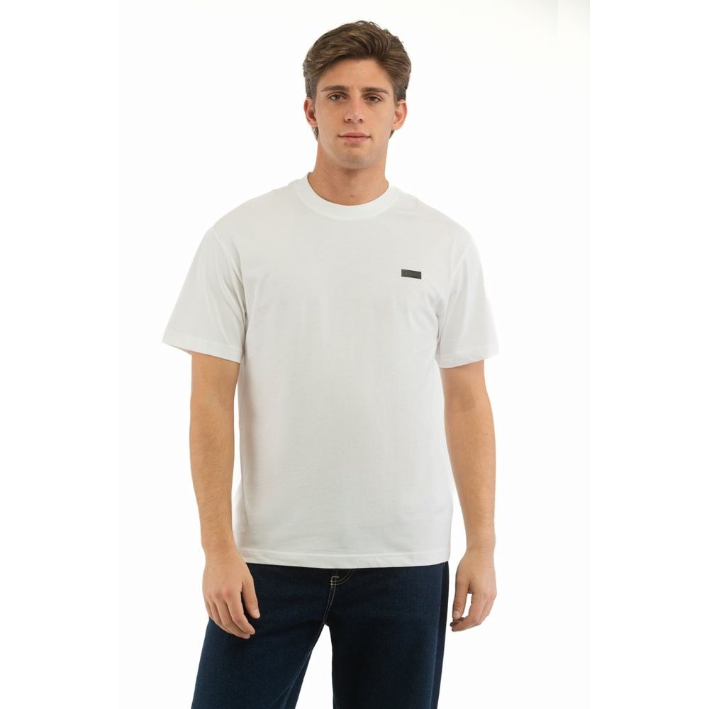 Bikkembergs White Cotton T-Shirt